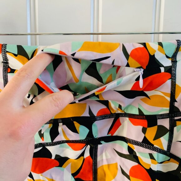 Sweaty Betty Multicolor Core Power 6” Cycling Workout Bike Shorts | 4-6 | Small - Picture 6 of 7